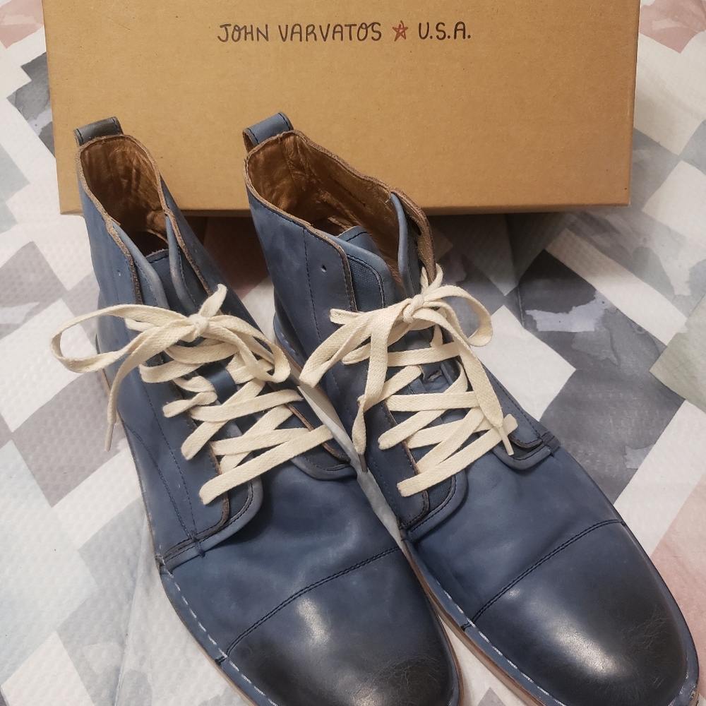 John Varvatos Barrett Lace Boot Size 13 US/47 EU